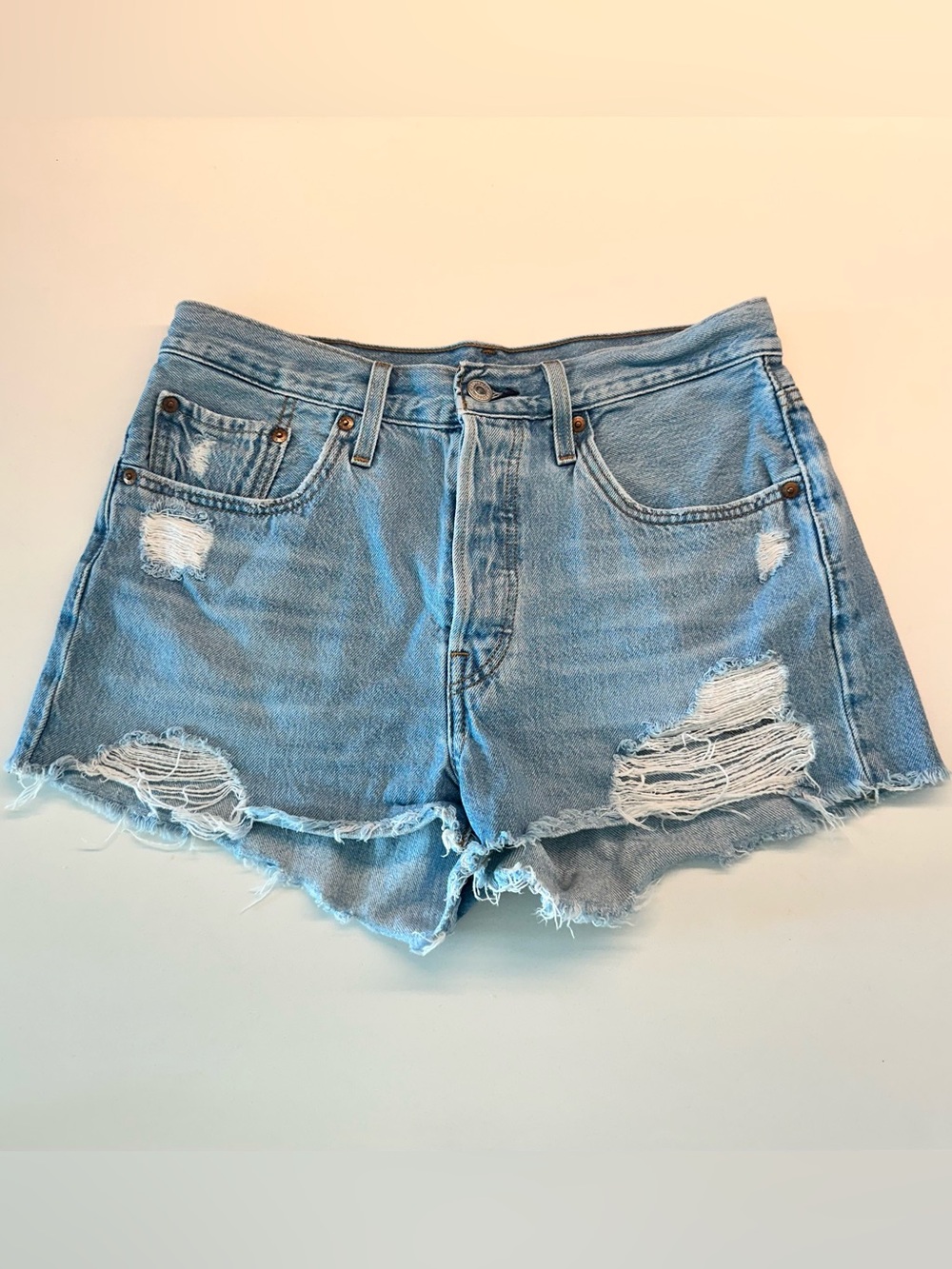 Levi’s Distressed Denim Cutoff Women's Shorts